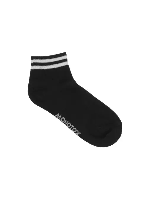 Monotox Męskie Skarpety Ankle Stripes 3-PAK MX11011 Czarny | Sklep Monotox