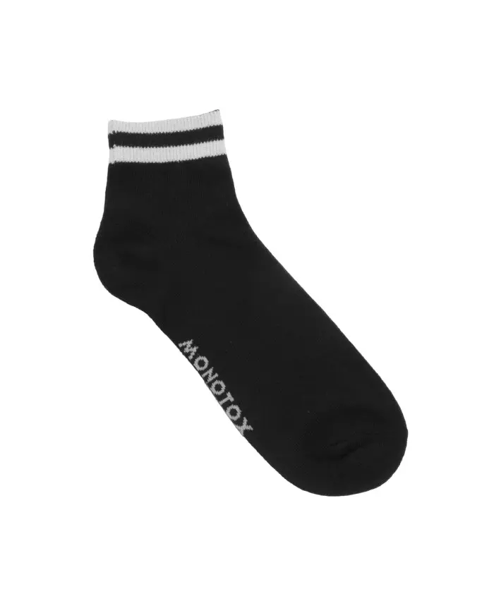 Monotox Męskie Skarpety Ankle Stripes 6-PAK MX11012 White / Gray / Black | Sklep Monotox