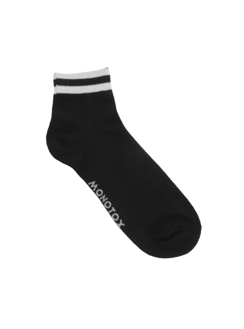 Monotox Męskie Skarpety Ankle Stripes 6-PAK MX11012 White / Gray / Black | Sklep Monotox