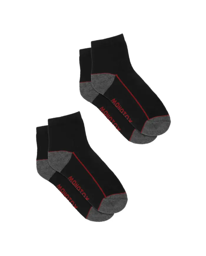 Monotox Męskie Skarpety Ankle Active N 2-PAK MX11015 Czarny | Sklep Monotox