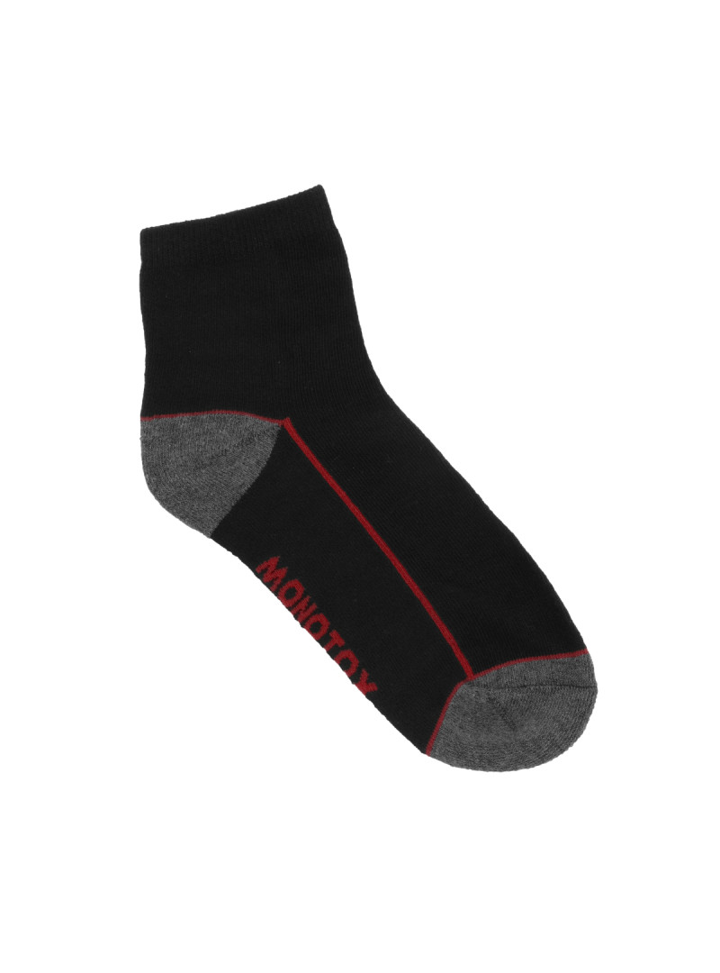 Monotox Męskie Skarpety Ankle Active N 2-PAK MX11015 Czarny | Sklep Monotox