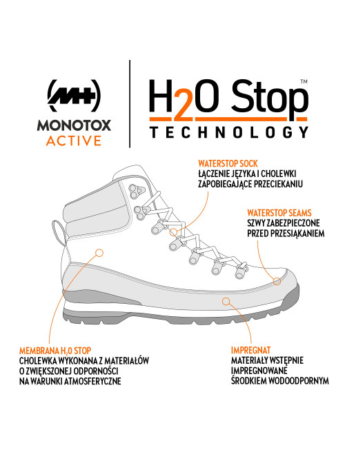 Monotox Męskie Buty zimowe Norwood MX20011 Szary | Sklep Monotox