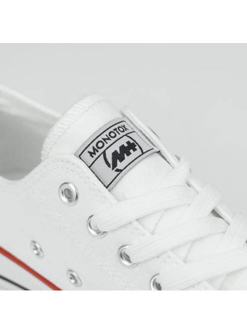 Monotox Męskie Trampki Norris Low 2 MX22001 Classic White | Sklep Monotox