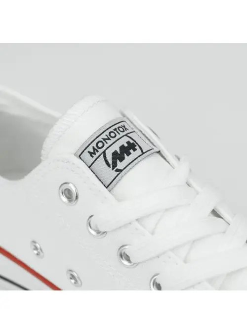 Monotox Męskie Trampki Norris Low 2 MX22001 Classic White | Sklep Monotox