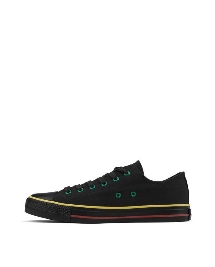 Monotox Męskie Trampki Norris Low 2 MX22002 Rasta / Black | Sklep Monotox