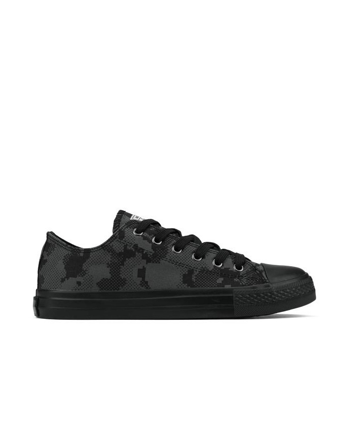Monotox Męskie Trampki Norris Low 2 MX22004 Black Camo / Charcoal Grey | Sklep Monotox