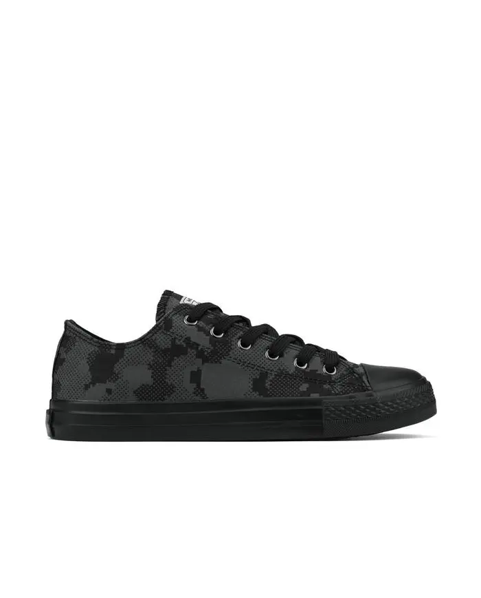 Monotox Męskie Trampki Norris Low 2 MX22004 Black Camo / Charcoal Grey | Sklep Monotox