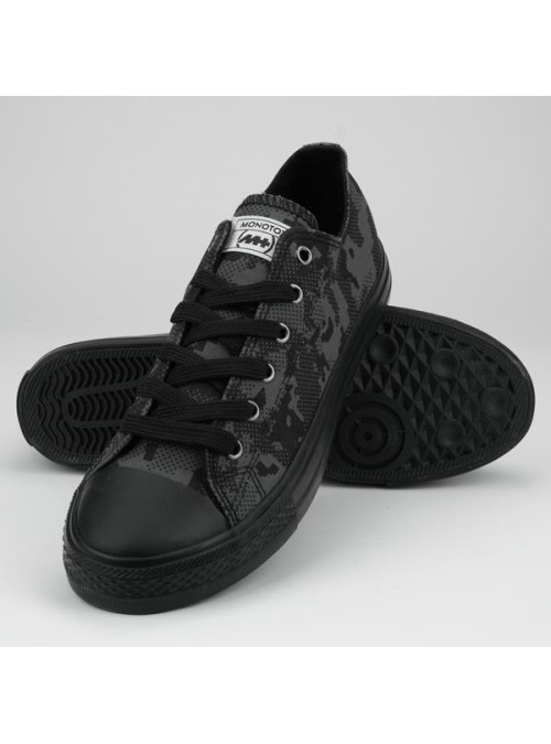 Monotox Męskie Trampki Norris Low 2 MX22004 Black Camo / Charcoal Grey | Sklep Monotox
