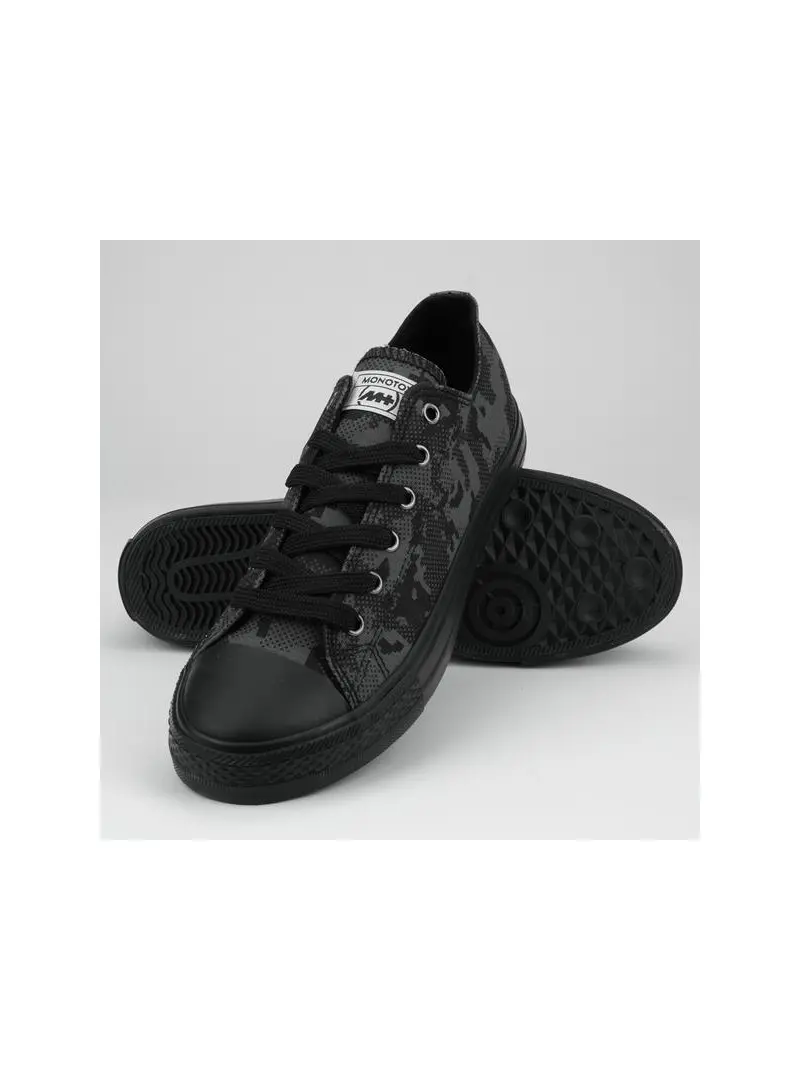Monotox Męskie Trampki Norris Low 2 MX22004 Black Camo / Charcoal Grey | Sklep Monotox