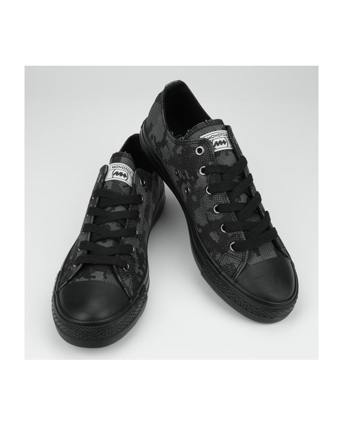 Monotox Męskie Trampki Norris Low 2 MX22004 Black Camo / Charcoal Grey | Sklep Monotox