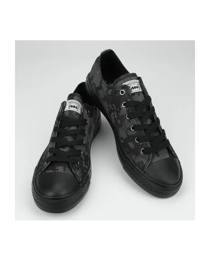 Monotox Męskie Trampki Norris Low 2 MX22004 Black Camo / Charcoal Grey | Sklep Monotox