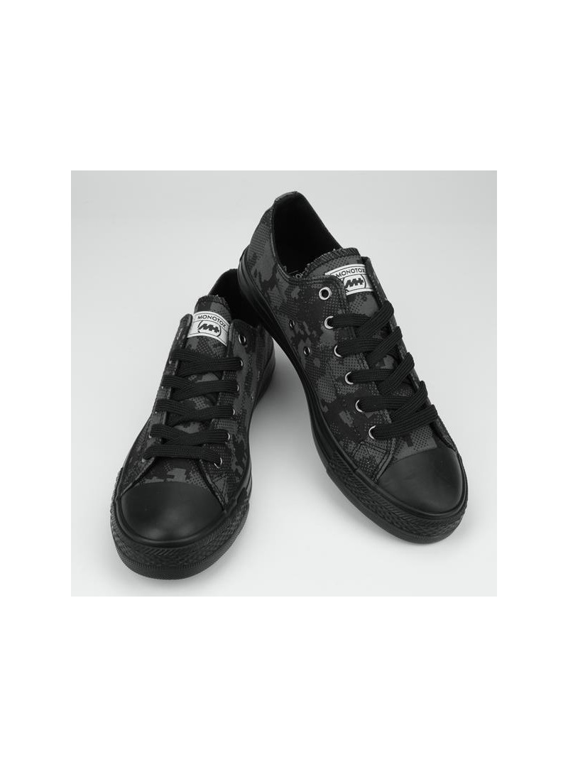 Monotox Męskie Trampki Norris Low 2 MX22004 Black Camo / Charcoal Grey | Sklep Monotox