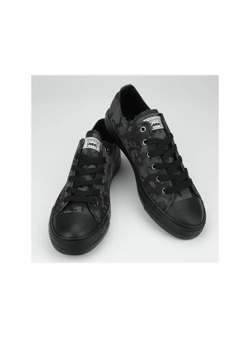 Monotox Męskie Trampki Norris Low 2 MX22004 Black Camo / Charcoal Grey | Sklep Monotox