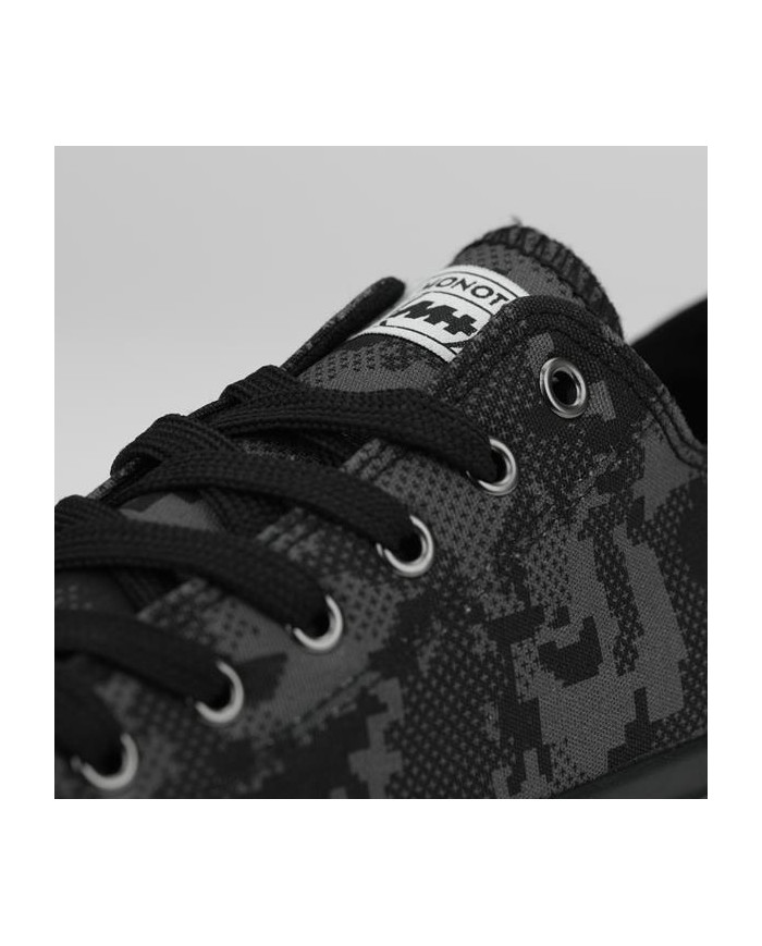 Monotox Męskie Trampki Norris Low 2 MX22004 Black Camo / Charcoal Grey | Sklep Monotox