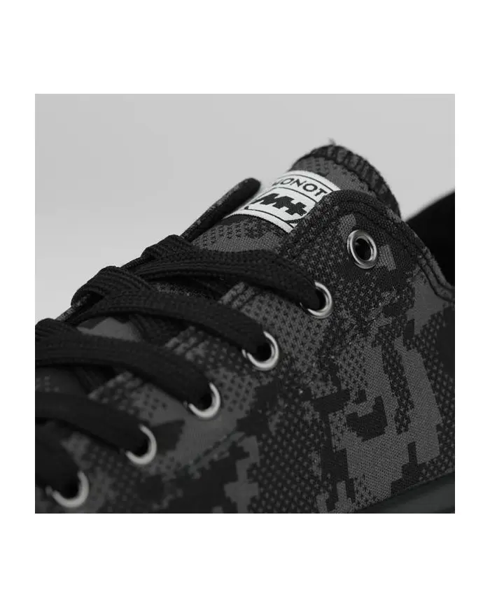 Monotox Męskie Trampki Norris Low 2 MX22004 Black Camo / Charcoal Grey | Sklep Monotox