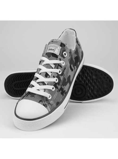 Monotox Męskie Trampki Norris Low 2 MX22005 Graphite Camo / Steel Grey | Sklep Monotox