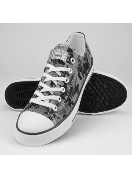 Monotox Męskie Trampki Norris Low 2 MX22005 Graphite Camo / Steel Grey | Sklep Monotox