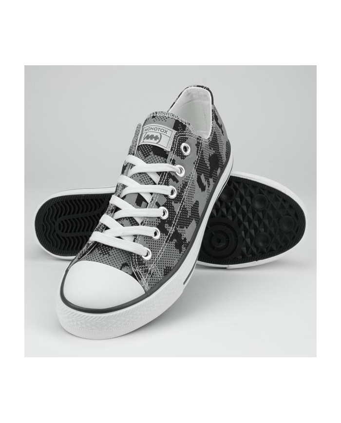 Monotox Męskie Trampki Norris Low 2 MX22005 Graphite Camo / Steel Grey | Sklep Monotox