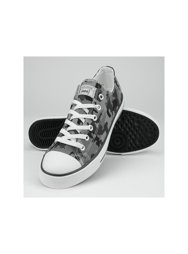 Monotox Męskie Trampki Norris Low 2 MX22005 Graphite Camo / Steel Grey | Sklep Monotox