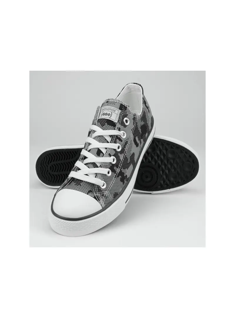Monotox Męskie Trampki Norris Low 2 MX22005 Graphite Camo / Steel Grey | Sklep Monotox