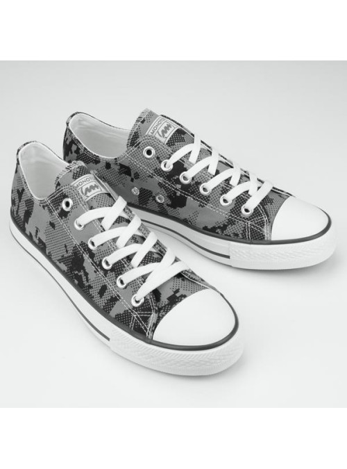 Monotox Męskie Trampki Norris Low 2 MX22005 Graphite Camo / Steel Grey | Sklep Monotox