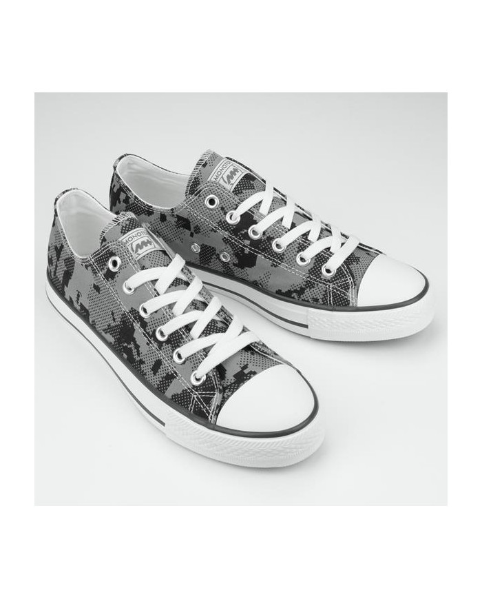 Monotox Męskie Trampki Norris Low 2 MX22005 Graphite Camo / Steel Grey | Sklep Monotox