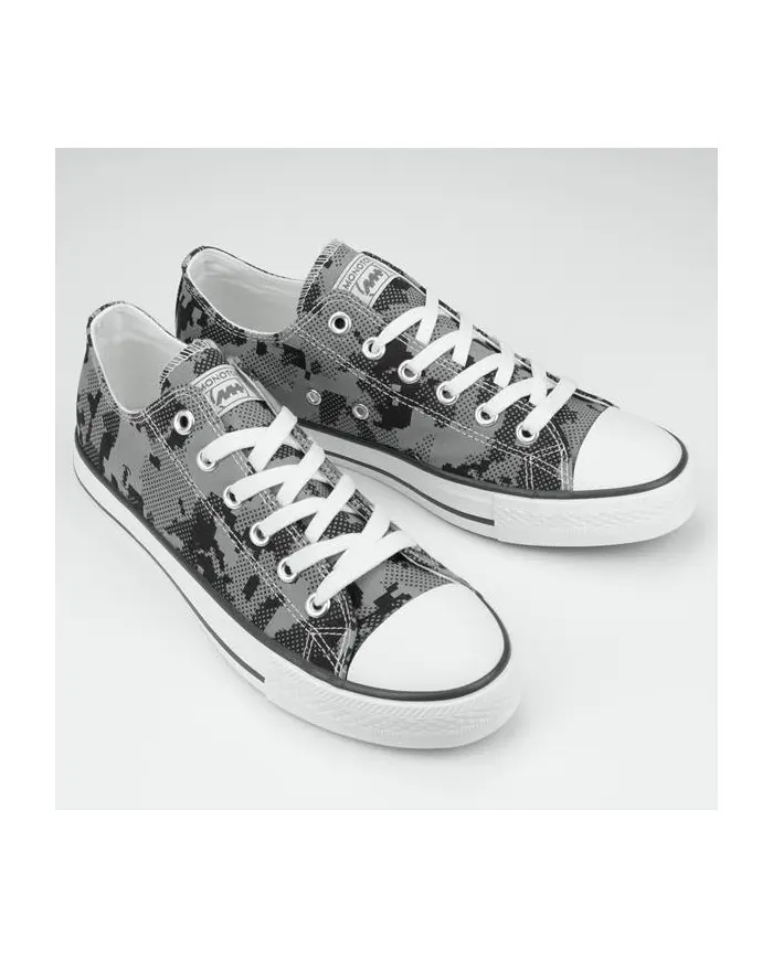 Monotox Męskie Trampki Norris Low 2 MX22005 Graphite Camo / Steel Grey | Sklep Monotox