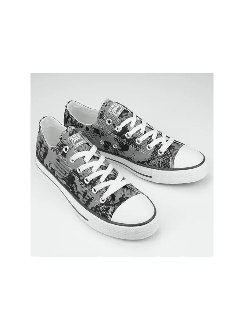 Monotox Męskie Trampki Norris Low 2 MX22005 Graphite Camo / Steel Grey | Sklep Monotox