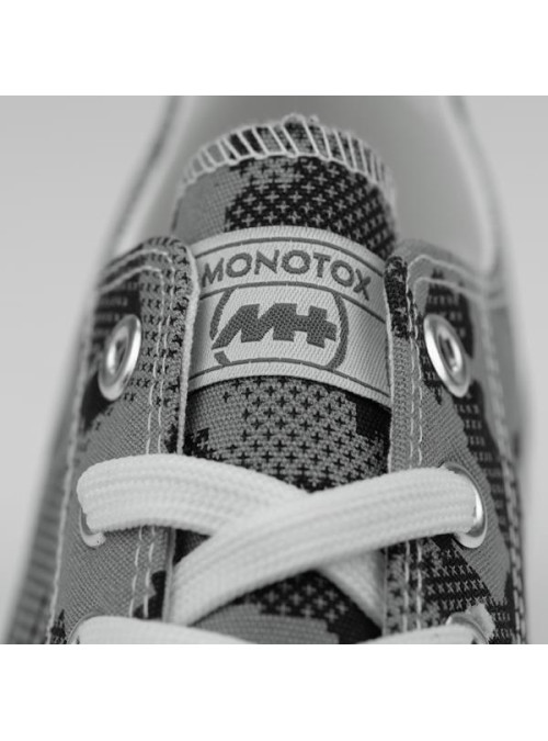 Monotox Męskie Trampki Norris Low 2 MX22005 Graphite Camo / Steel Grey | Sklep Monotox