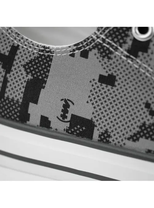 Monotox Męskie Trampki Norris Low 2 MX22005 Graphite Camo / Steel Grey | Sklep Monotox