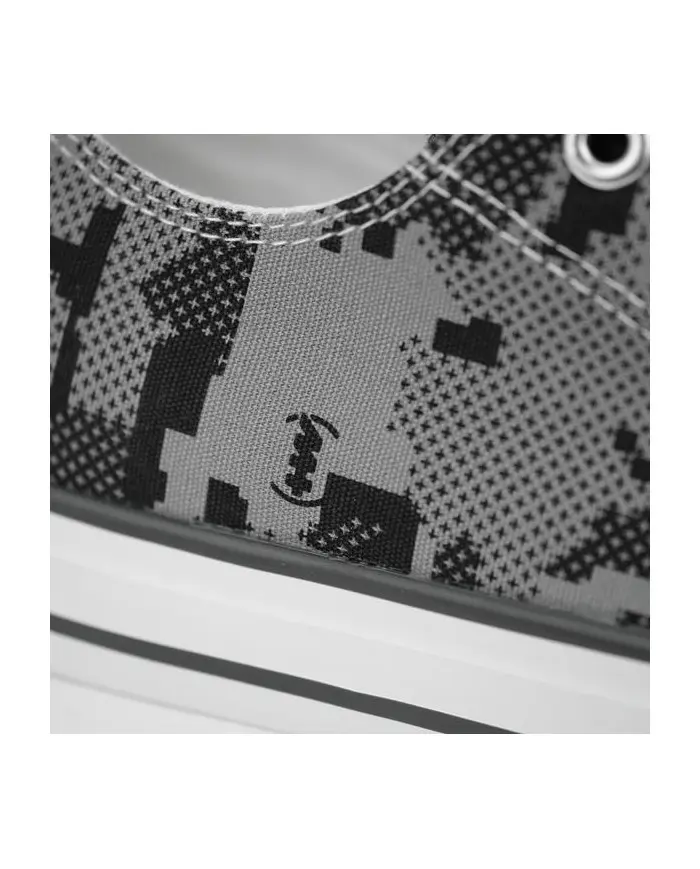 Monotox Męskie Trampki Norris Low 2 MX22005 Graphite Camo / Steel Grey | Sklep Monotox