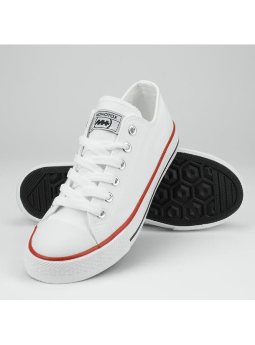 Monotox Damskie Trampki Norris W Low 2 MX22006 Classic White | Sklep Monotox