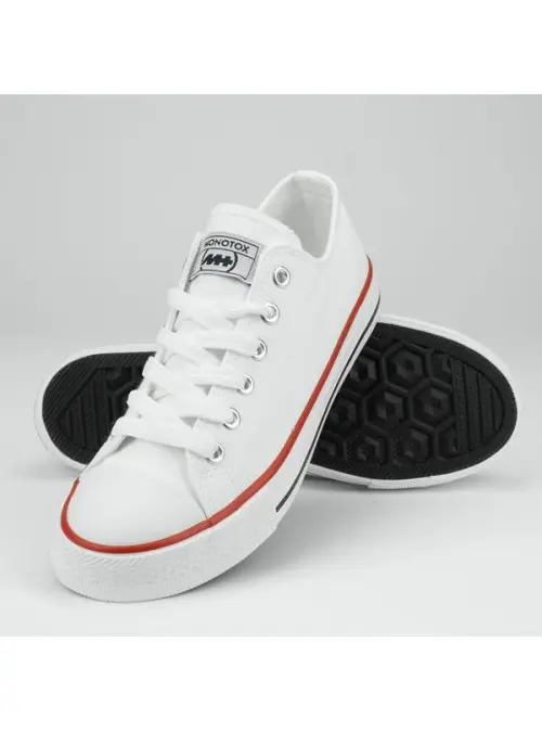 Monotox Damskie Trampki Norris W Low 2 MX22006 Classic White | Sklep Monotox