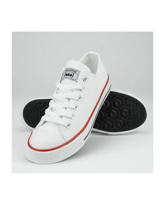 Monotox Damskie Trampki Norris W Low 2 MX22006 Classic White | Sklep Monotox