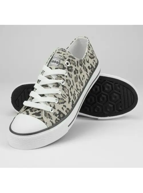 Monotox Damskie Trampki Norris Low 2 MX22009 Leopard | Sklep Monotox