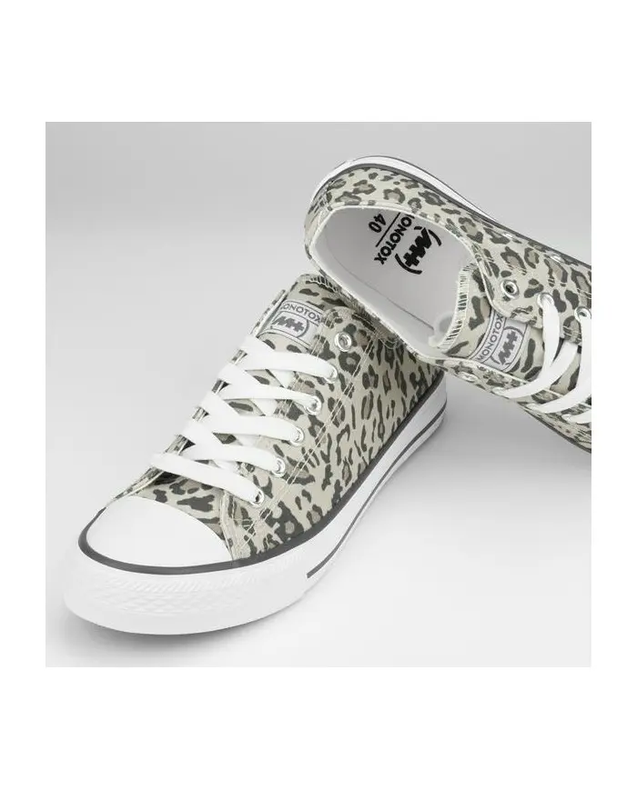 Monotox Damskie Trampki Norris Low 2 MX22009 Leopard | Sklep Monotox