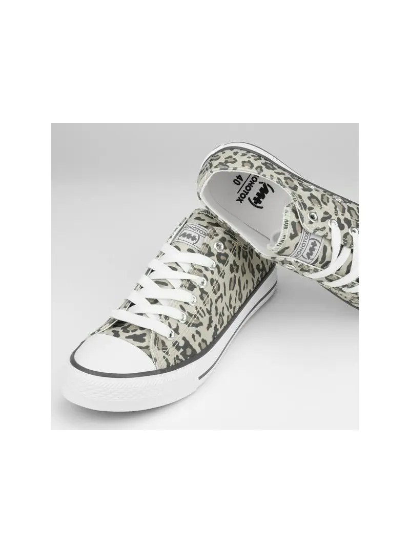 Monotox Damskie Trampki Norris Low 2 MX22009 Leopard | Sklep Monotox