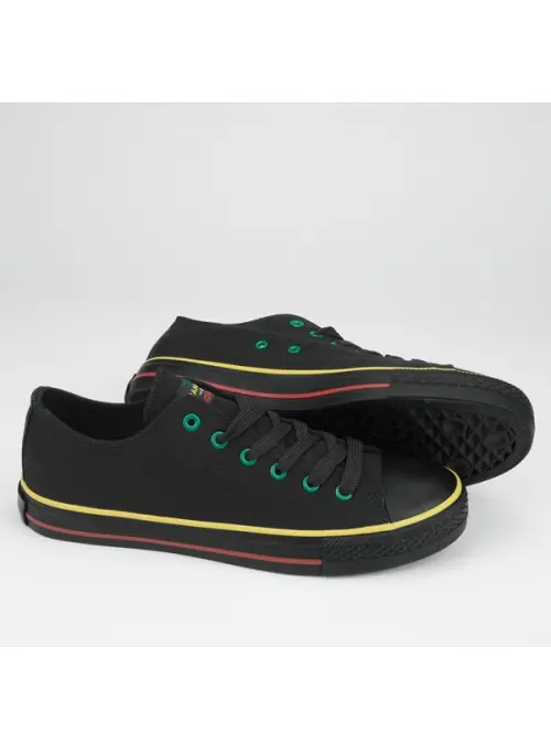 Monotox Damskie Trampki Norris W Low 2 MX22010 Rasta / Black | Sklep Monotox