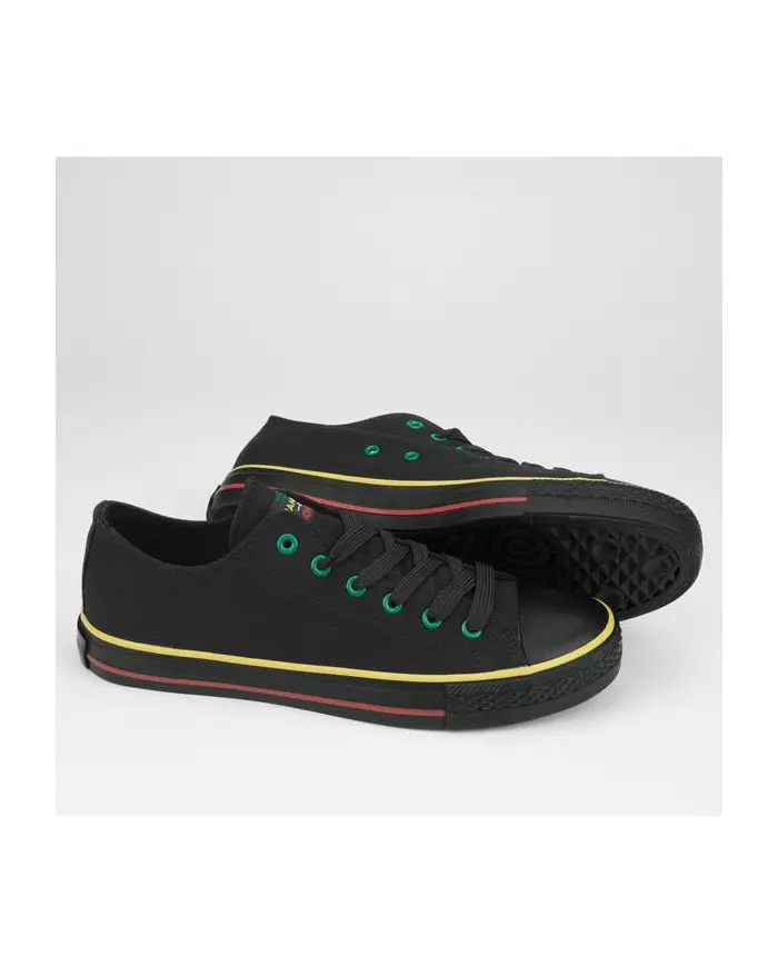 Monotox Damskie Trampki Norris W Low 2 MX22010 Rasta / Black | Sklep Monotox