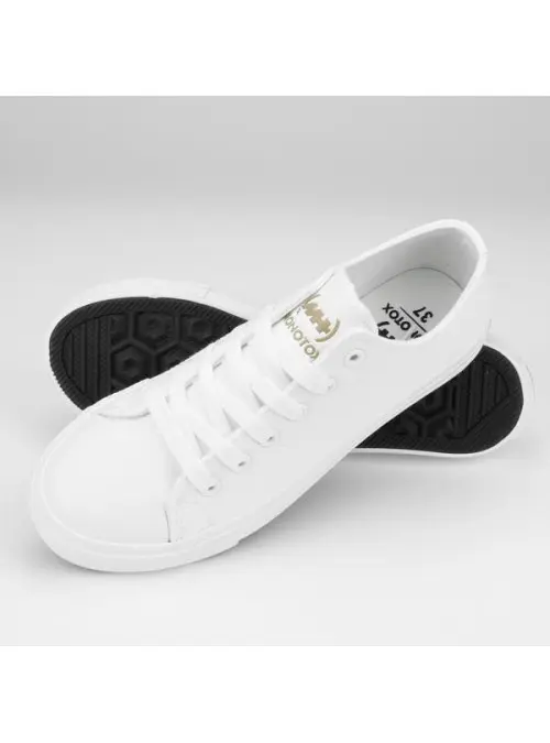 Monotox Damskie Trampki Norris Low 2 MX22011 Białe | Sklep Monotox