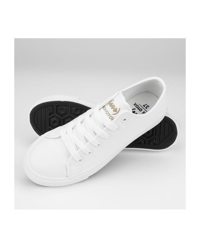 Monotox Damskie Trampki Norris Low 2 MX22011 Białe | Sklep Monotox