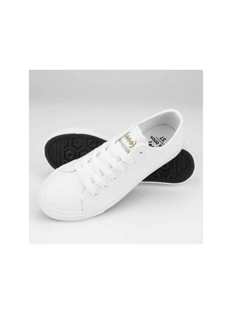 Monotox Damskie Trampki Norris Low 2 MX22011 Białe | Sklep Monotox