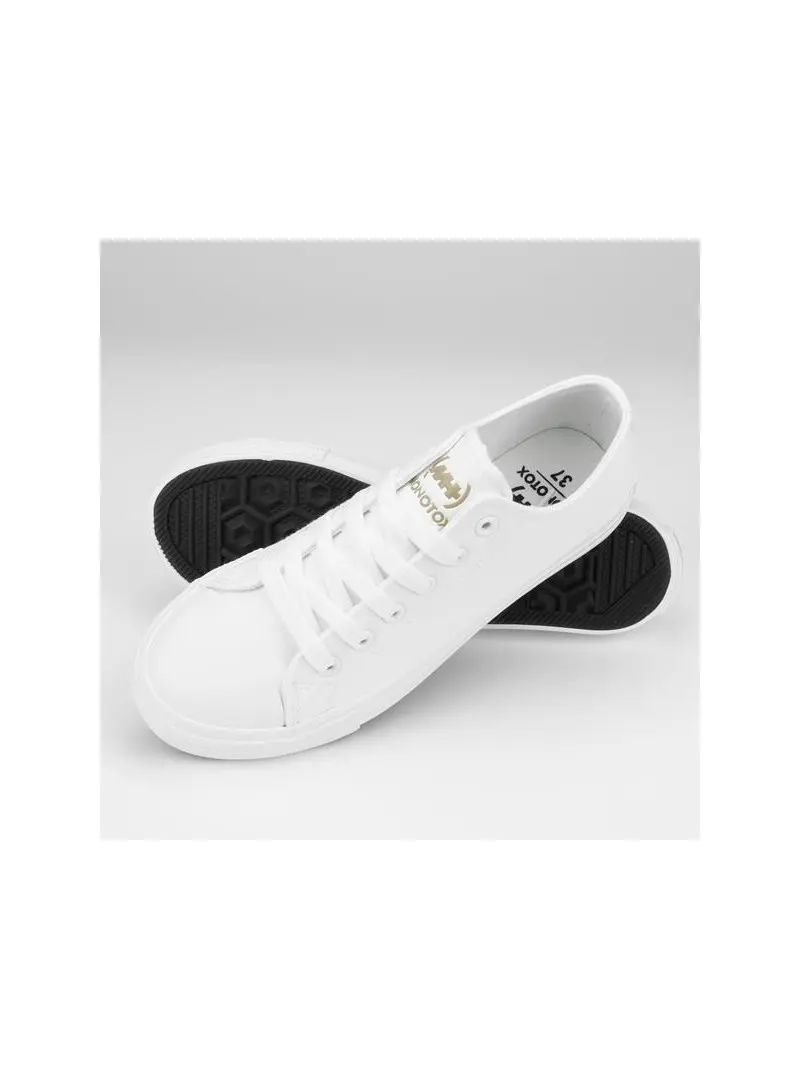 Monotox Damskie Trampki Norris Low 2 MX22011 Białe | Sklep Monotox