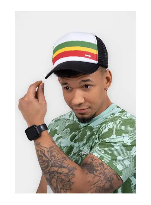 Monotox Czapka z daszkiem Rasta Cap MX22031 Czarny | Sklep Monotox