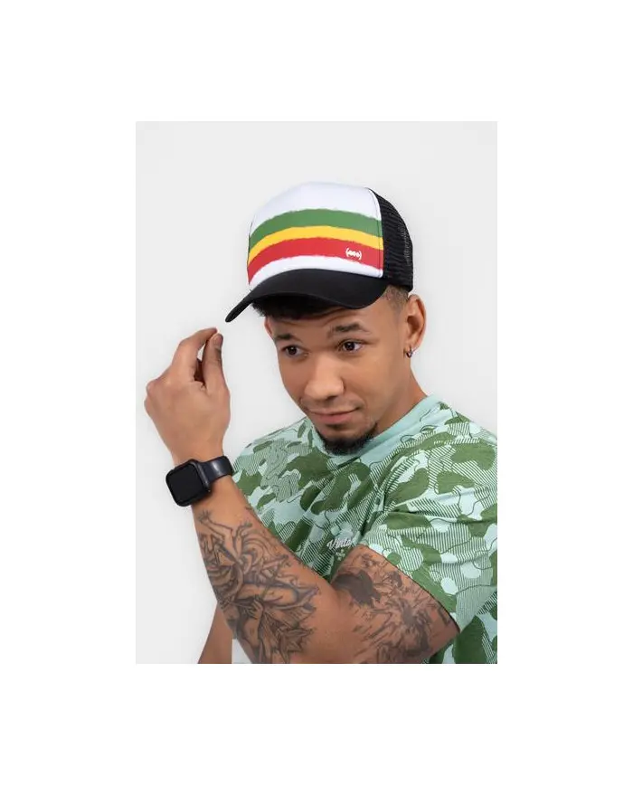 Monotox Czapka z daszkiem Rasta Cap MX22031 Czarny | Sklep Monotox