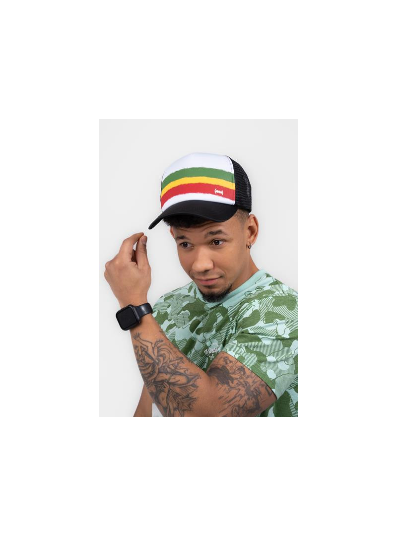Monotox Czapka z daszkiem Rasta Cap MX22031 Czarny | Sklep Monotox