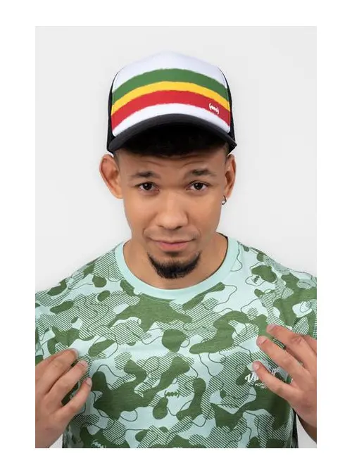 Monotox Czapka z daszkiem Rasta Cap MX22031 Czarny | Sklep Monotox