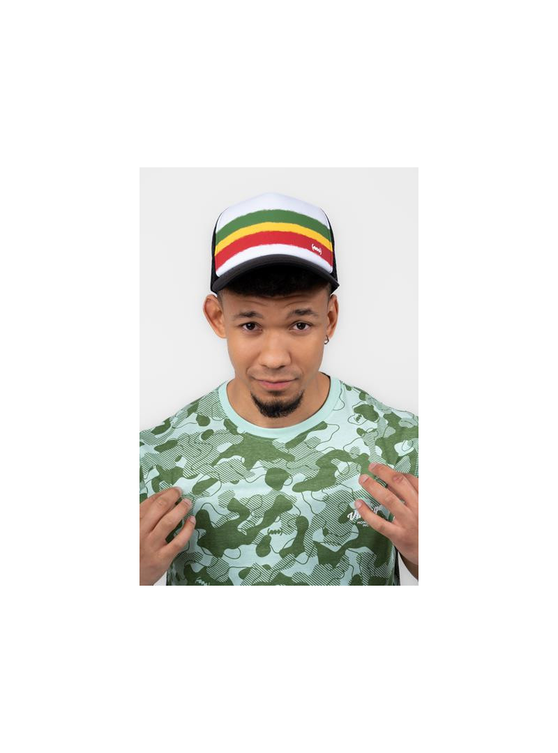 Monotox Czapka z daszkiem Rasta Cap MX22031 Czarny | Sklep Monotox