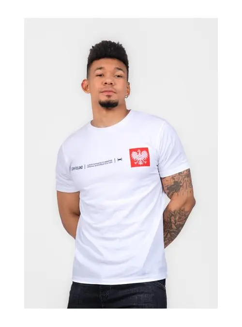 Monotox Męski T-shirt Tp Mini Eagle MX22050 Biały | Sklep Monotox