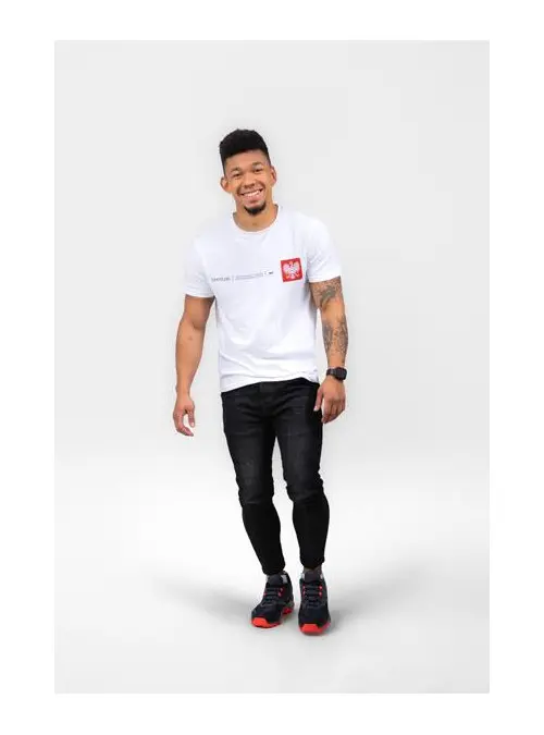 Monotox Męski T-shirt Tp Mini Eagle MX22050 Biały | Sklep Monotox
